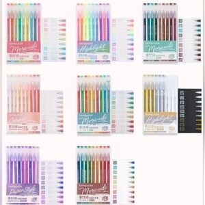 Languo's Acrylic Colored Gel Pen Sets 72pcs